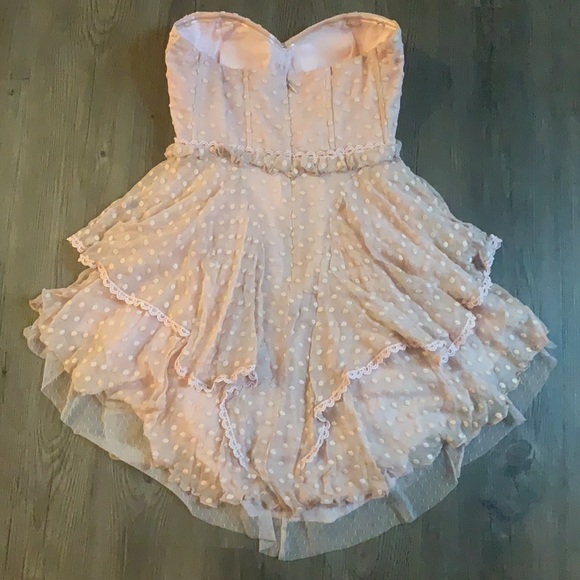 NWT Spell Mira Bustier RaRa Dress Rose - Picture 9 of 16